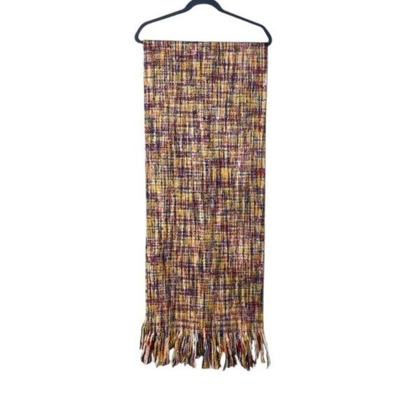 Rainbow Women’s Chunky Scarf Knit Soft & Cozy Wrap Colorful Artsy Bohemi… - Picture 1 of 5